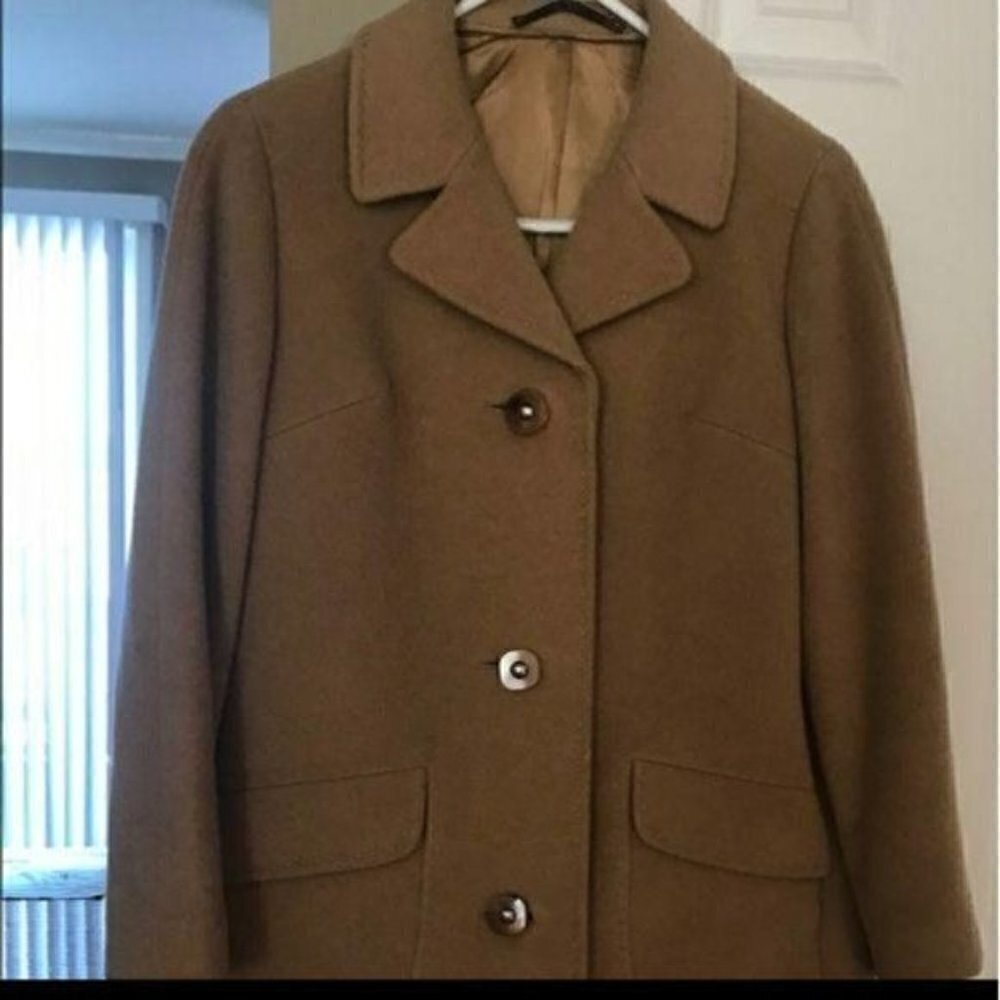 HUCKE WOOL AND CAMEL  BLAZER M/L - Picture 7 of 10